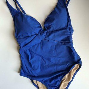 J.Crew $110 Twist-Front One-Piece Swimsuit J2821